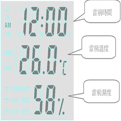 溫濕度計+時鐘 溫濕度計+時鐘
